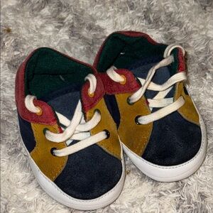 2 boys Leather color block Colorful Kids Sneaker slippers